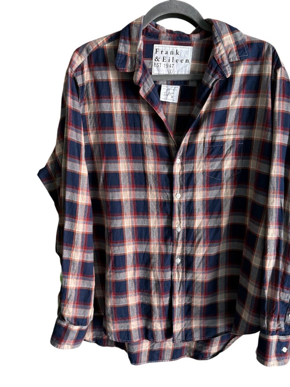 Frank & Eileen Midweight Plaid Flannel Cotton Button Up